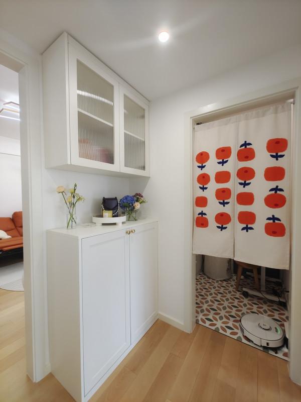 65㎡奶油色和原木色搭配，打造自然舒適的家