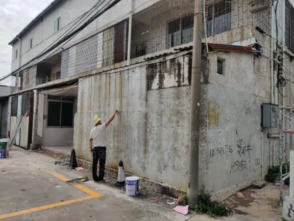 塗可諾漆｜工程案例分享｜南村廠房外牆翻新