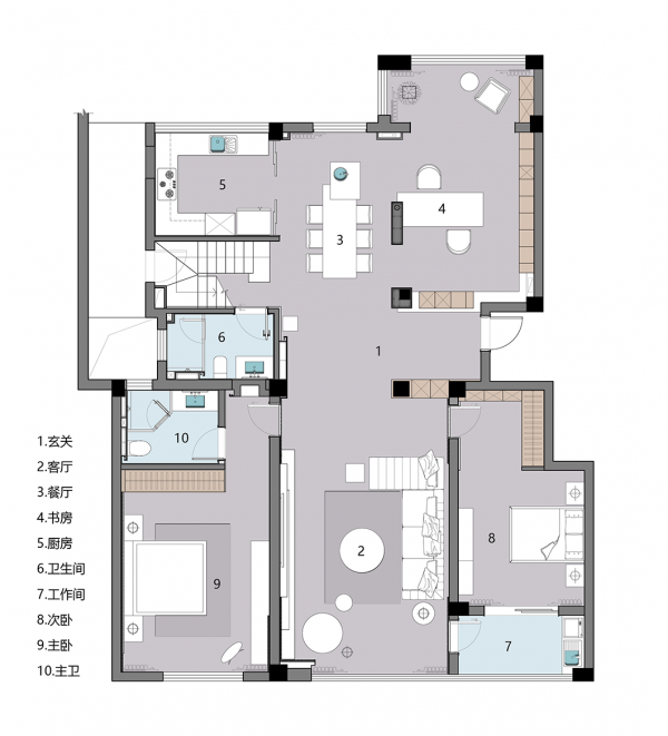 90後夫妻的個性之家,230㎡的黑白灰,進屋之後,處處皆是高階感 90後夫妻的個性之家,230㎡的黑白灰,進屋之後,處處皆是高階感