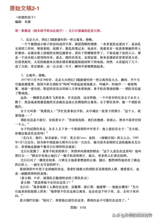 潘粵明、王鷗主演的電視劇《理想的房子》是偷我的創作嗎？