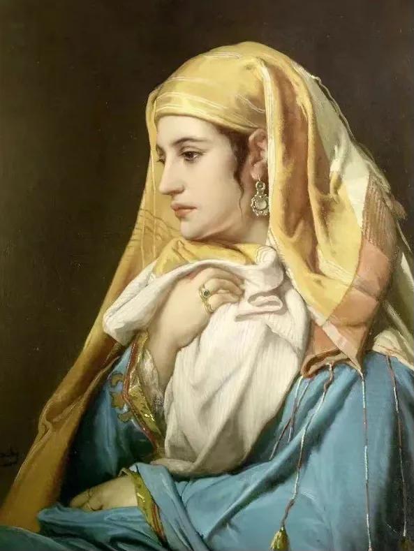 80張古典人物油畫（女孩），華麗與優雅美的結合