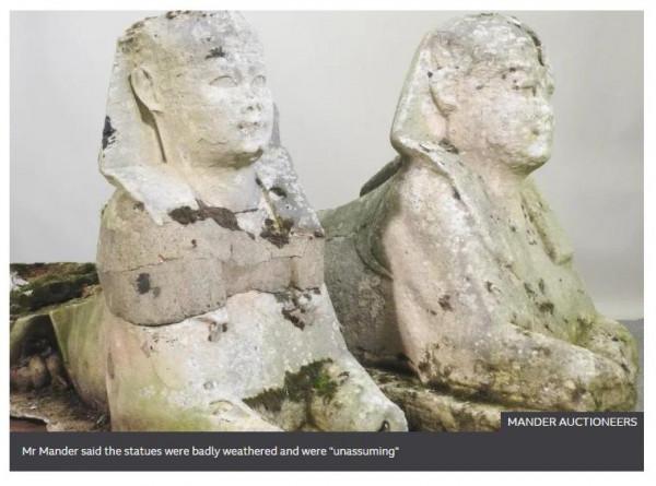 價值近200萬,擺在戶外任憑風化的贗品竟是古埃及文物 價值近200萬,擺在戶外任憑風化的贗品竟是古埃及文物