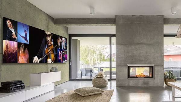 買顯示器嗎？一面牆大小的那種 售價和直升機差不多