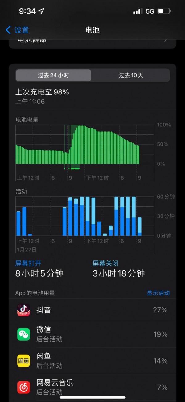 iOS15&period;3使用一天，新版本續航能力有提升？