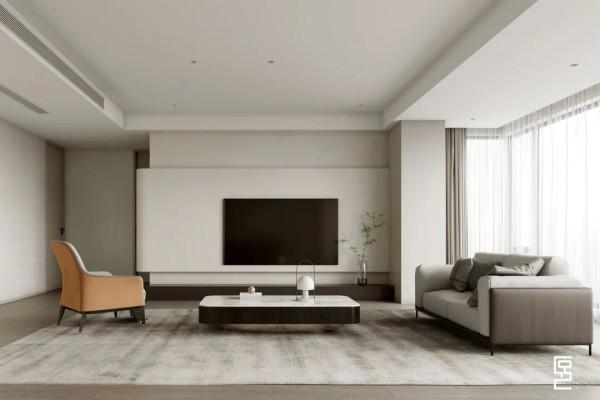 158㎡高階灰現代簡約風，輕鬆營造輕奢質感，少既是多的美感