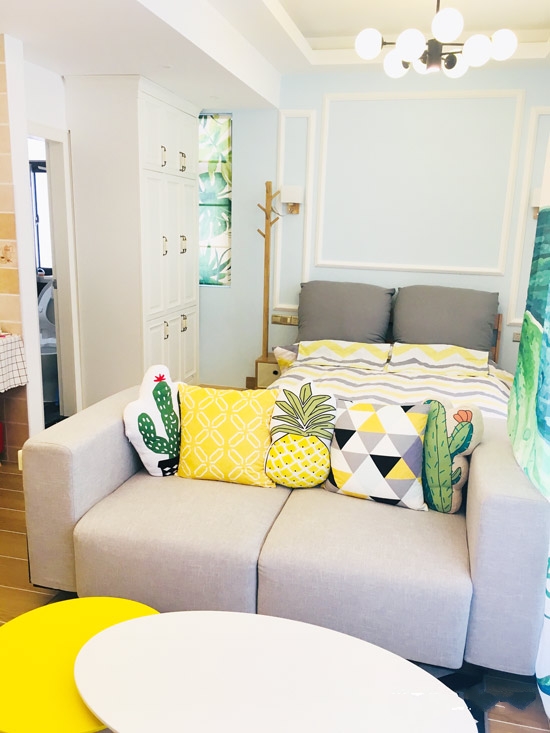 50㎡小家入住，裝修+家電只花8萬！效果出乎意料的好