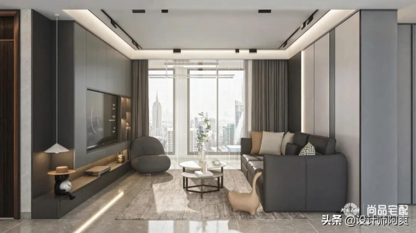 130㎡現代輕奢，真的從玄關美到浴室，看完走不動了