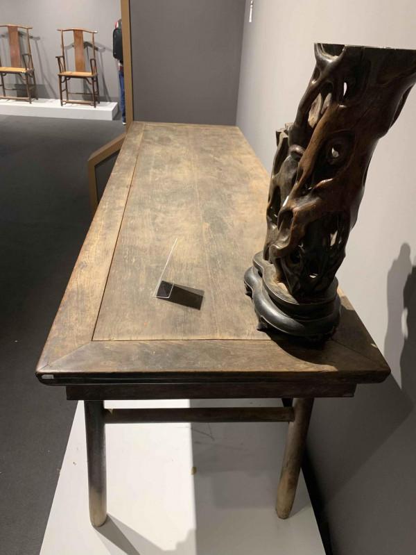 又見超大寬長比,清黃花梨小畫案板心兩拼 又見超大寬長比,清黃花梨小畫案板心兩拼