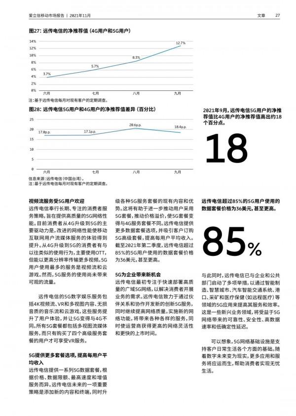 愛立信最新預測：5G簽約使用者將突破44億（附報告全文）