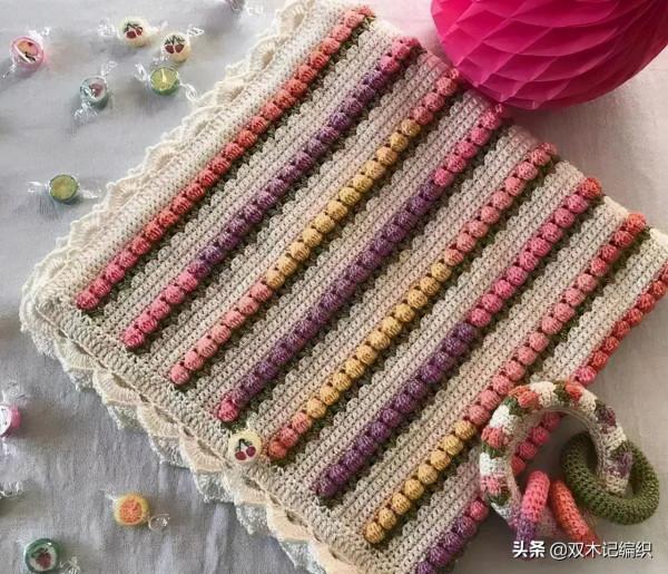 推薦一些彩色手工毯子的作品，希望這些五顏六色給你帶來好心情