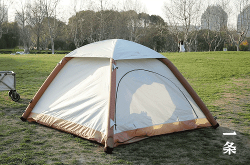 等下個晴天，咱們帶著這套自動充氣帳篷、床墊，去露營吧