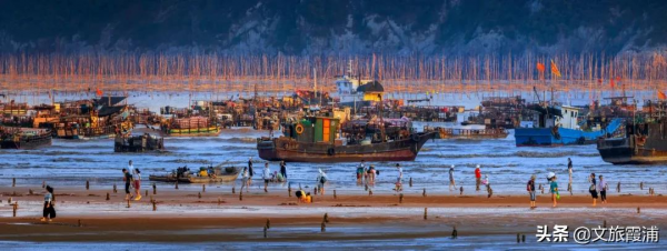 闖入霞浦油畫世界，看落日灘塗