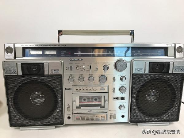 三洋 M-X920 老式立體聲盒式錄音機音箱