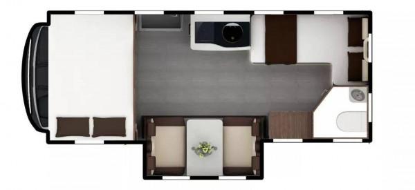 宇通新品，少見的佈局！適合三口家庭假期出遊的單拓展房車