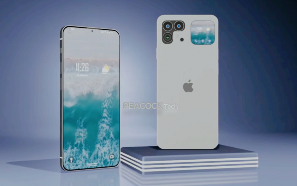 iPhone15Pro渲染圖：&OpenCurlyDoubleQuote;L&rdquo;形相機&plus;矩形副屏，搭載M1 CPU讓效能飛馳