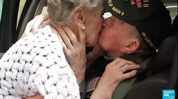 現實版的美國隊長和佩吉的愛情故事，看完你感動了麼？