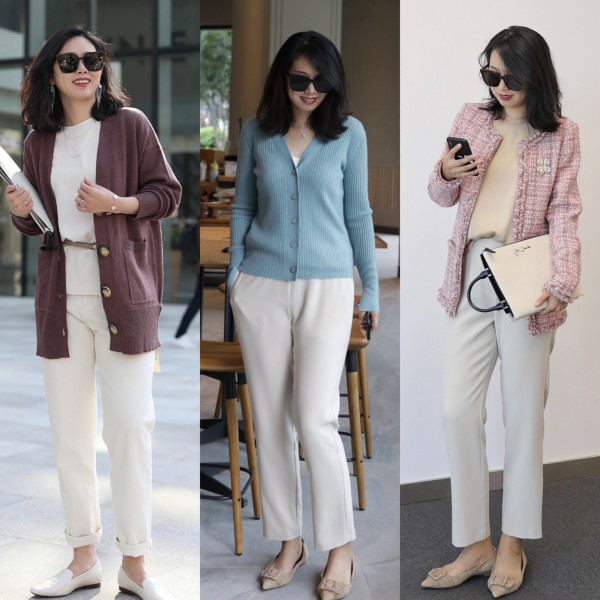 建議中年女性就學她穿，沒有設計款+恨天高，配色大方特顯氣質