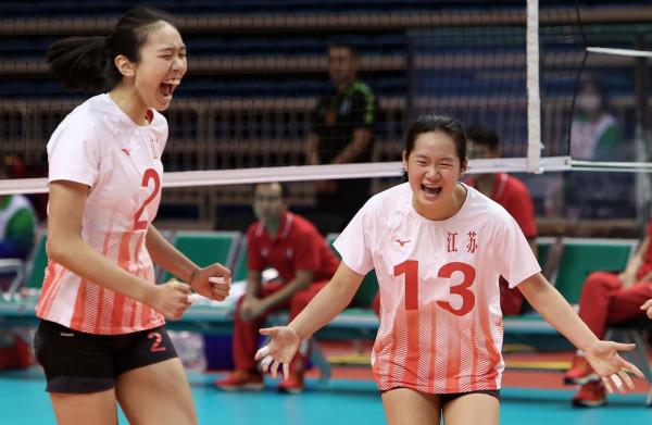 排球——江蘇隊獲得女子U19組金牌