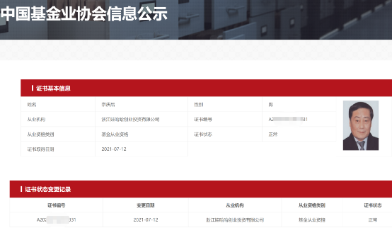 震動金融圈!67歲中國首富鍾睒睒進軍私募,身家4000多億 震動金融圈!67歲中國首富鍾睒睒進軍私募,身家4000多億