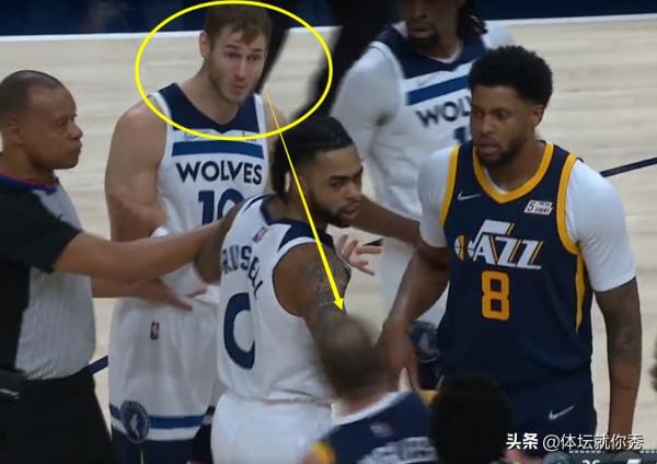 火爆！2大惡漢硬剛，3人都拉不住，要不是米切爾，直接都打起來了