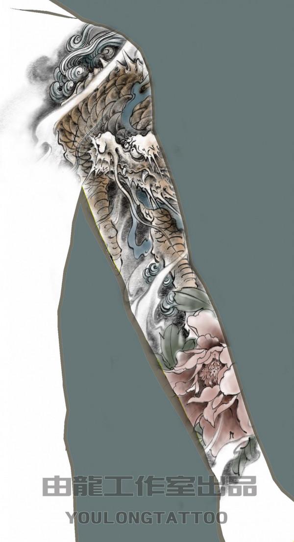 花臂麒麟紋身圖案 花臂麒麟紋身圖案