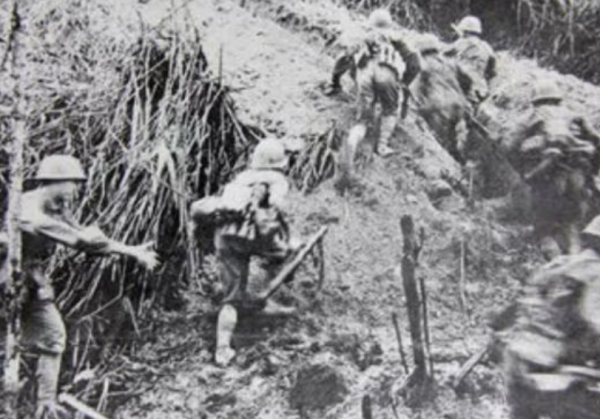 廖錫龍指揮收復者陰山，越軍營長不肯投降，被噴火器燒死在山洞裡