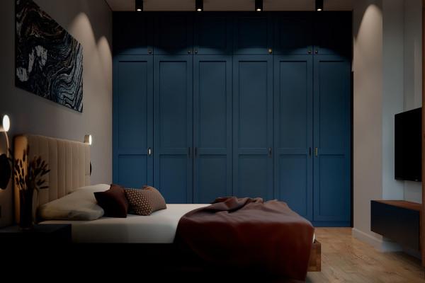 色彩的凝聚力！2間55平時尚小戶型裝修設計