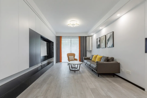 絕了！90㎡老房改造成“極簡黑白灰”，高階感爆棚