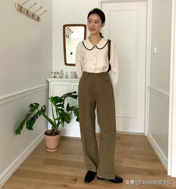 襯衫 ＋ 闊腿褲 = 王炸組合