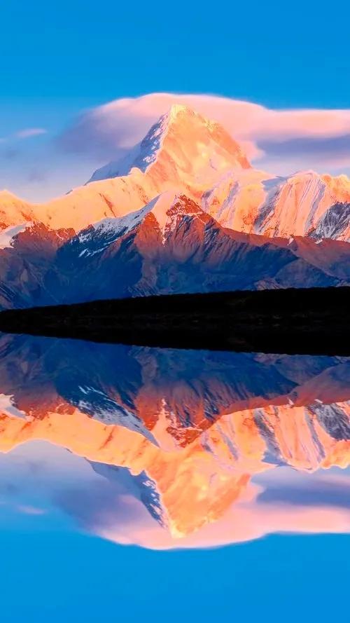 百年一遇日照金山 百年一遇日照金山