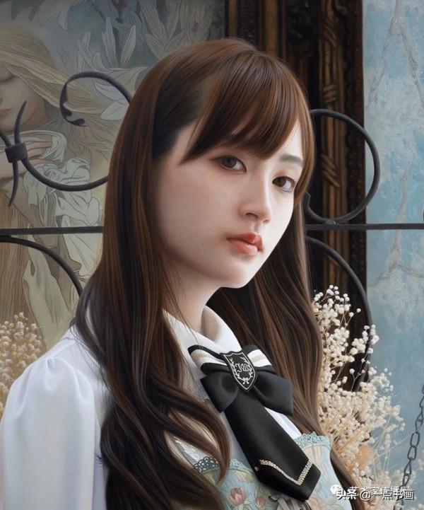 日本 岡靖知 寫實作品欣賞
