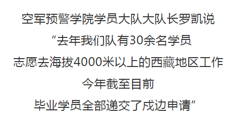 “畢業了，我申請去戍邊！”