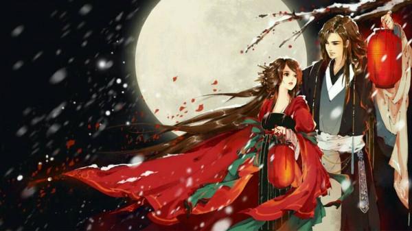 古今中秋對比圖