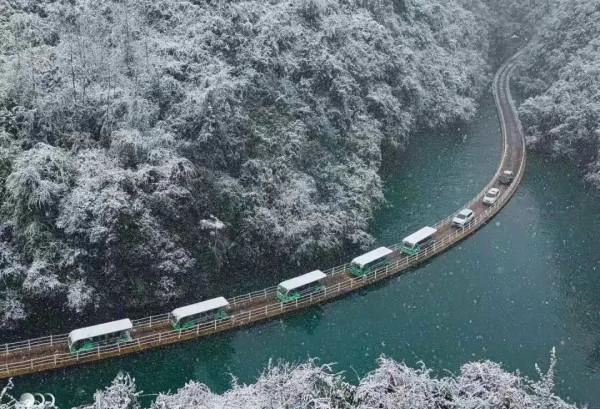 恰似北國風光，浪漫宣恩瑞雪入景好搶眼！