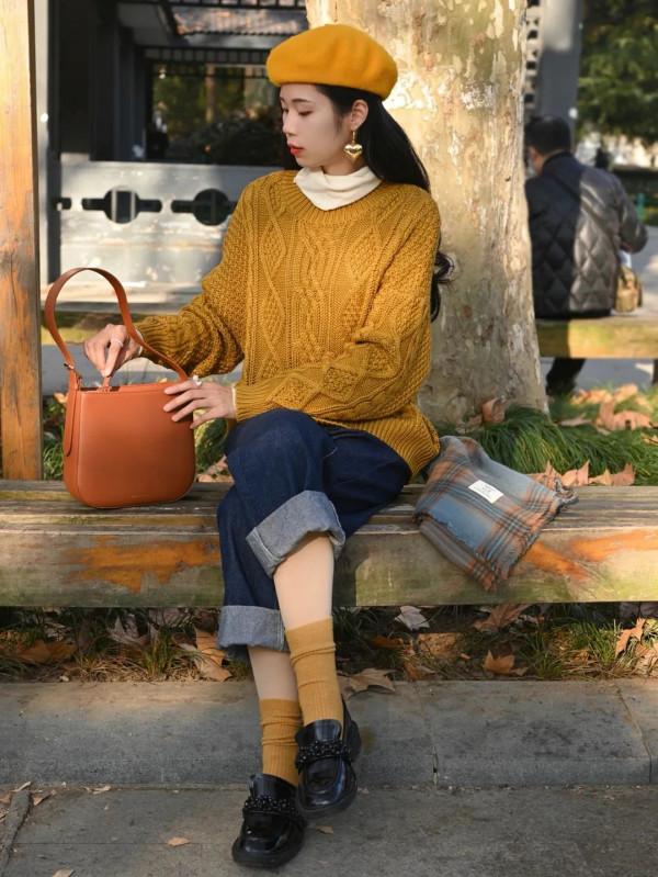 6組不露腿的穿搭公式！小個子照著穿保暖又顯高