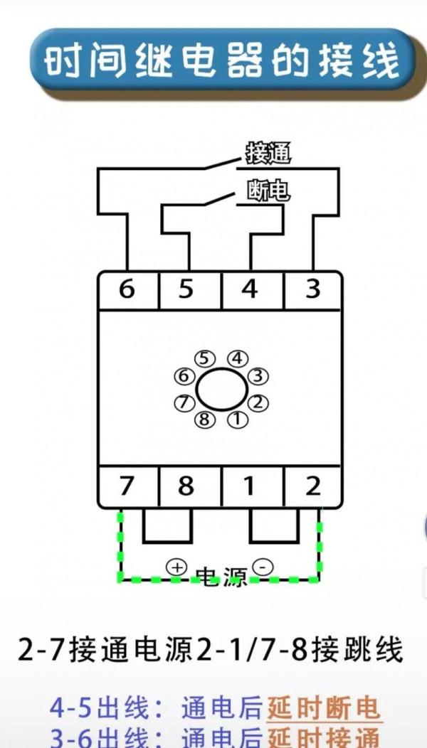 時間繼電器接線圖