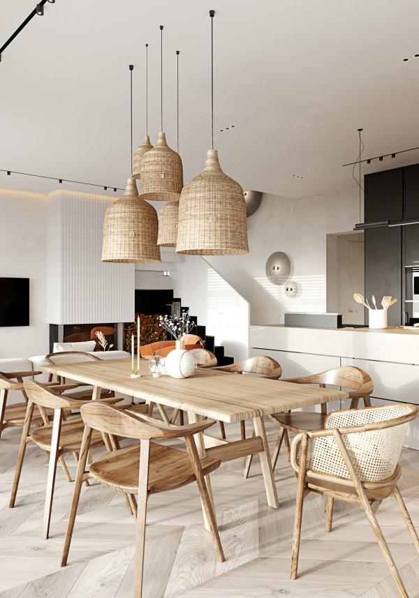 誰說原木風都是木頭?這套200㎡原木風住宅設計,超有感覺,贊爆 誰說原木風都是木頭?這套200㎡原木風住宅設計,超有感覺,贊爆