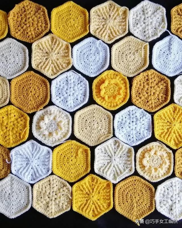 鉤編留下太多的零線，幾十種六角的鉤法，讓你家美出花來