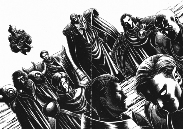 高屋良樹科幻漫畫《強殖裝甲》：歷數克諾斯十二獸神將們的末日