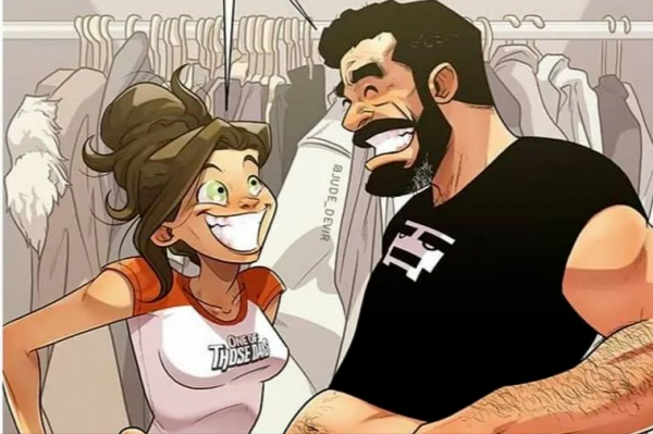 硬漢畫與嬌妻婚後“鬼畜”日常,562萬網友點贊:這愛情我也想要 硬漢畫與嬌妻婚後“鬼畜”日常,562萬網友點贊:這愛情我也想要