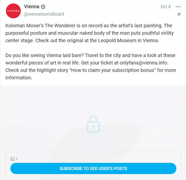 維也納博物館發藝術品照片,被多平臺封殺 維也納博物館發藝術品照片,被多平臺封殺