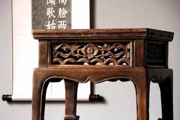 香幾，龍鳳呈祥•書桌，鐵力木畫案