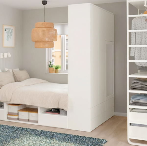 若再裝臥室別再千篇一律，組合式設計多出好幾個功能區，收納翻番