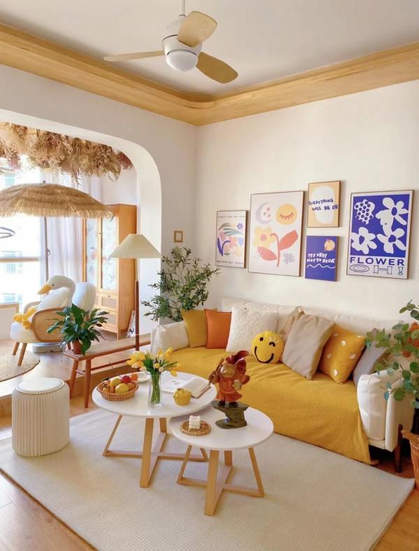 女主的89㎡新居，裝成了“童話小屋”的樣子，太治癒了