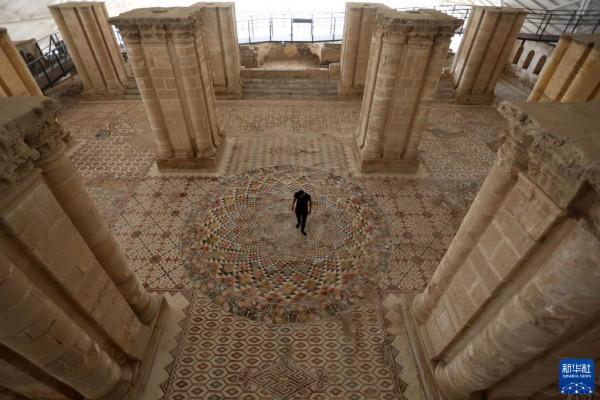 傑里科的千年巨型馬賽克地面