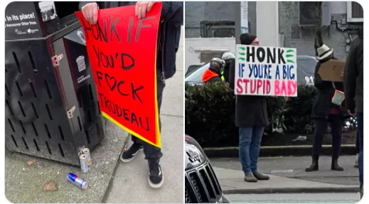 有炸彈！大溫醫院緊急疏散！市中心抗議隊伍砸車、扔雞蛋混戰