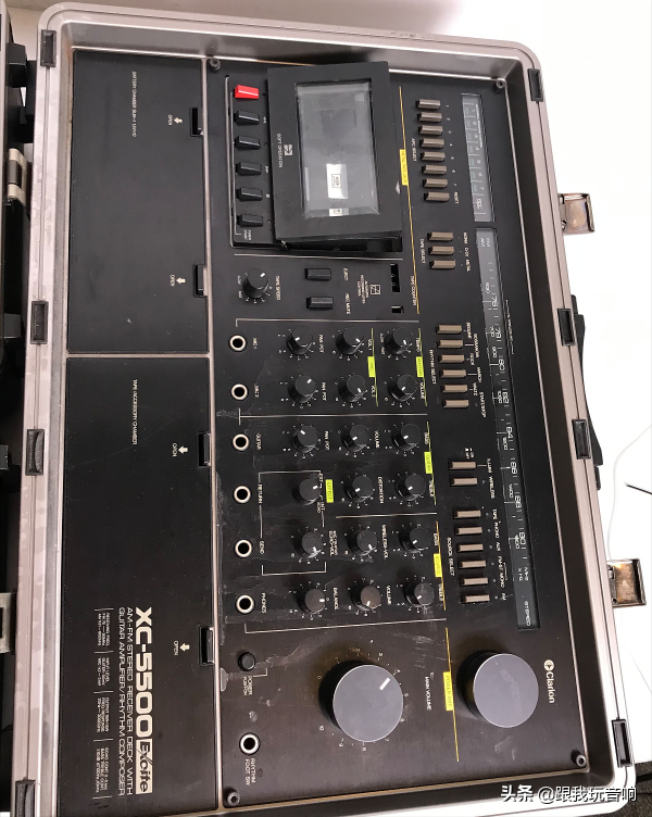 80年代最稀有的3件套行動式音響 歌樂XC-5500收錄機