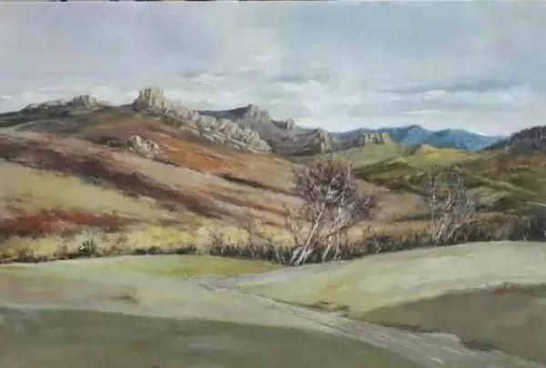 油畫家胡永斌作品