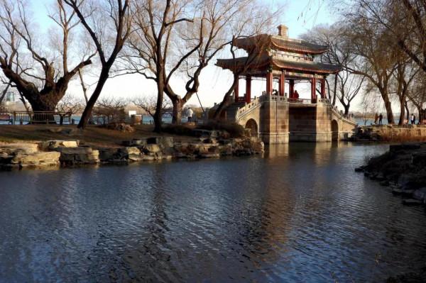 初冬頤和園 西堤觀六橋
