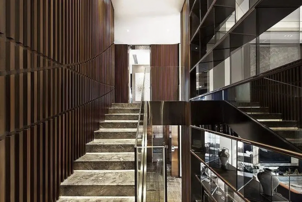 網紅石材樓梯燈帶常見做法及案例欣賞